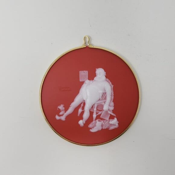 1988 Hallmark Norman Rockwell Cameo Collectors Holiday Christmas Ornament #9 - Picture 3 of 5